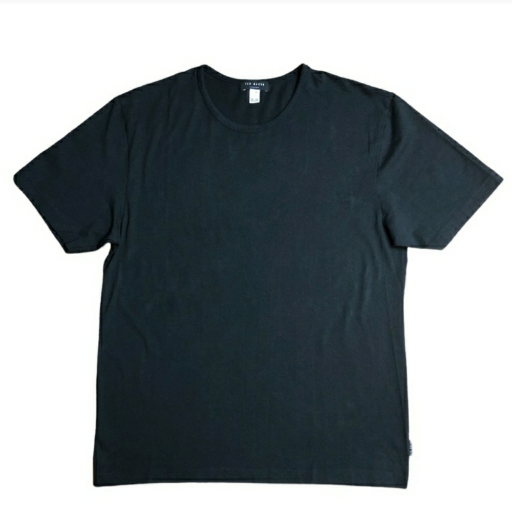 TED BAKER LONDON Black Short Sleeve Top Sz L
